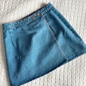 Jean Wrap Skirt // lightweight & flattering